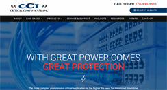 Desktop Screenshot of criticalcomponents.net