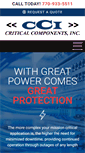 Mobile Screenshot of criticalcomponents.net
